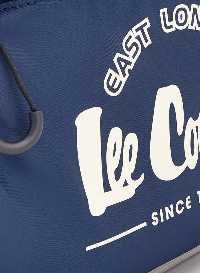 Lee Cooper NAVY Logo Print Backpack With Adjustable Shoulder Straps  | Best Price UAE