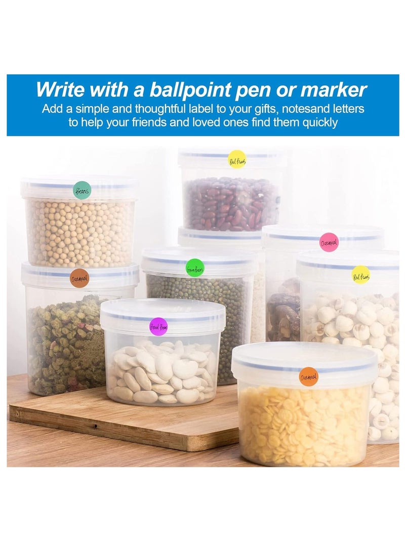 Sadaf 350-Piece Round Labels 18mm Diameter Yellow - Image 3