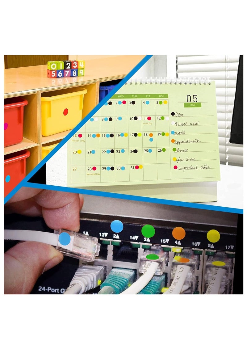 Sadaf 350-Piece Round Labels 18mm Diameter Yellow - Image 5