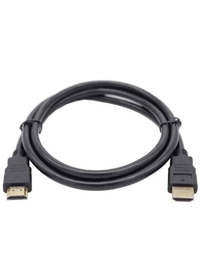 زبون كابل HDMI عالي السرعة من Ntech يدعم وظيفة إيثرنت ثلاثية الأبعاد بدقة 4K Uhd 2160P 1080P Xbox Playstation Ps3 Ps4 Pc أسود - 1.5 متر  - Image 1