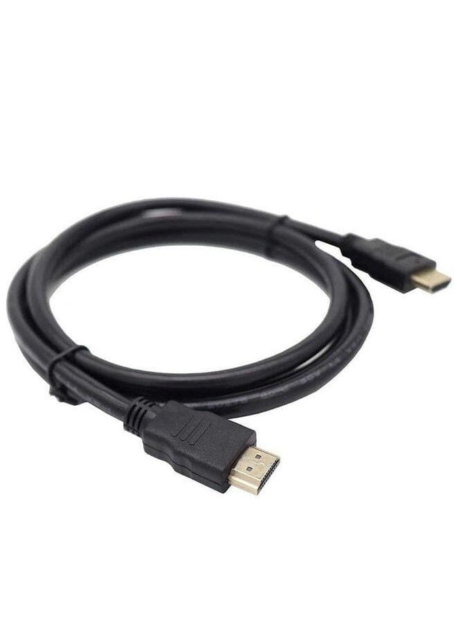 زبون كابل HDMI عالي السرعة من Ntech يدعم وظيفة إيثرنت ثلاثية الأبعاد بدقة 4K Uhd 2160P 1080P Xbox Playstation Ps3 Ps4 Pc أسود - 1.5 متر  - Image 2