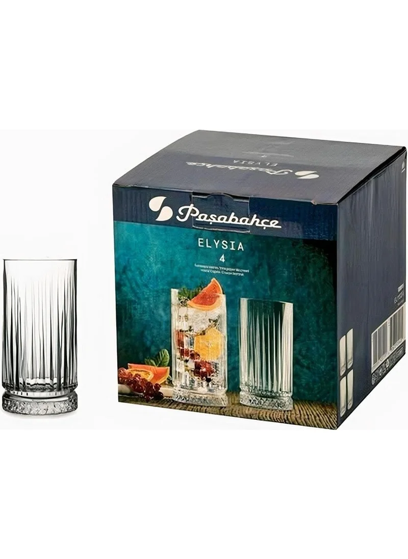 Paşabahçe Elysia 8-Piece Water Soft Drink Glass 520125 280 Cc Pp520125 520125-