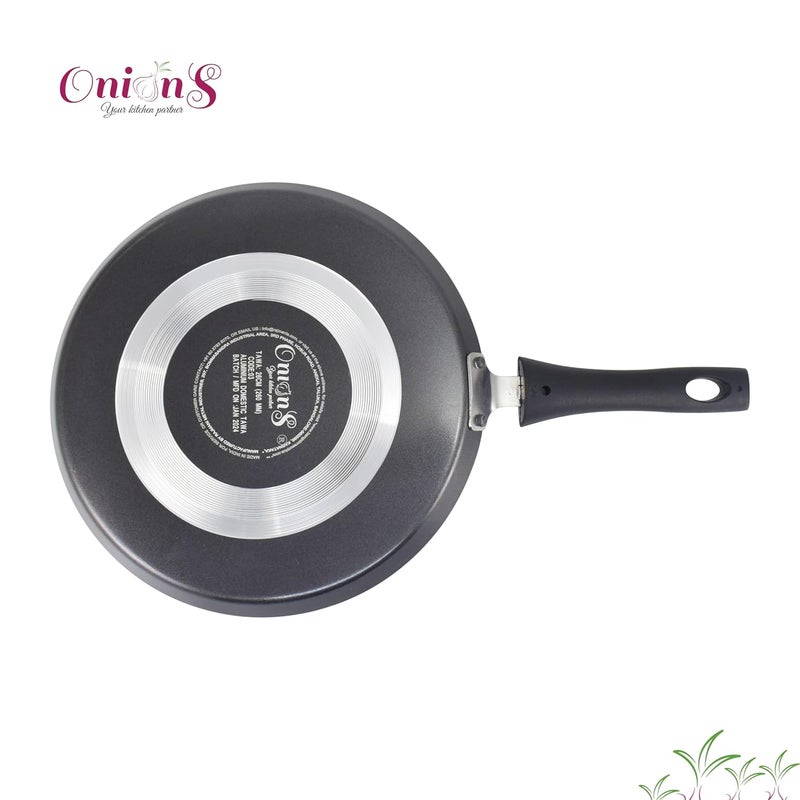 Onions Non Stick Flat tawaDosa TawaChapthi tawaRoti tawa Dai 26Cm 3mm - Image 2