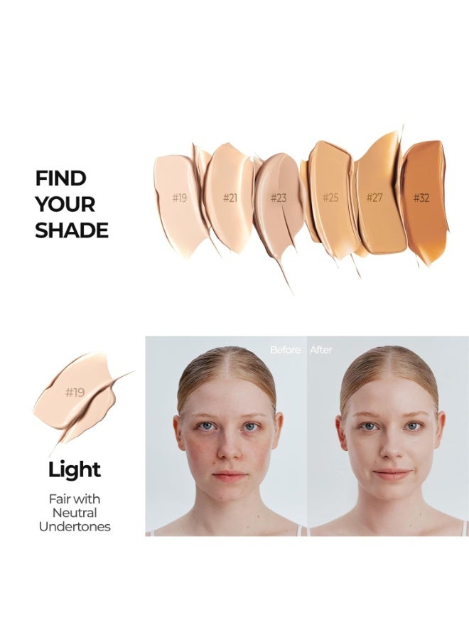 Cell Fusion C Skin Blemish Balm No.21 Natural Light - Light, Lightweight BB Cream with Ceramide, Tinted Moisturizer for Sensitive Skin, SPF-Free, Korean Makeup, 1.01 fl.oz. - Image 4
