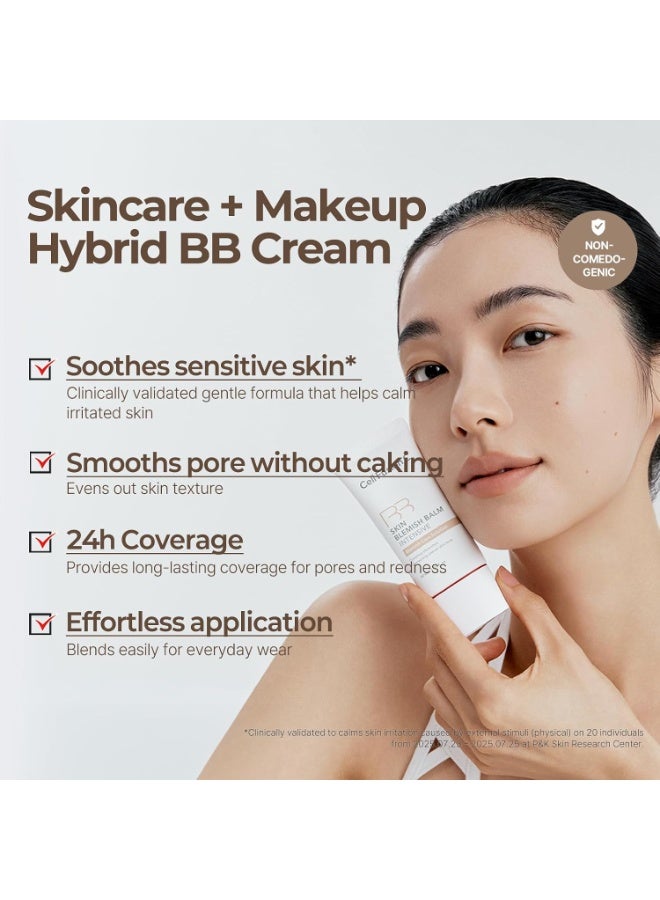 Cell Fusion C Skin Blemish Balm No.21 Natural Light - Light, Lightweight BB Cream with Ceramide, Tinted Moisturizer for Sensitive Skin, SPF-Free, Korean Makeup, 1.01 fl.oz. - Image 3
