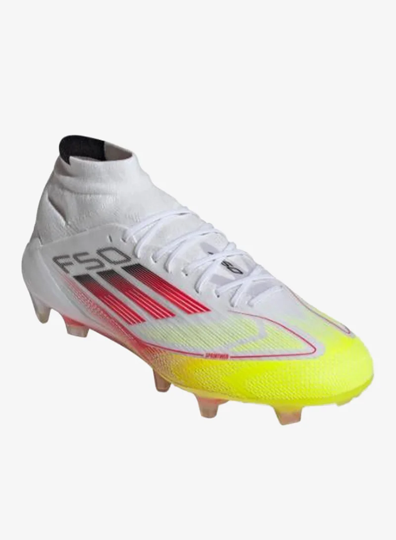 Adidas White F50 Elite Mid Firm Ground Boots for Women | Best Price UAE