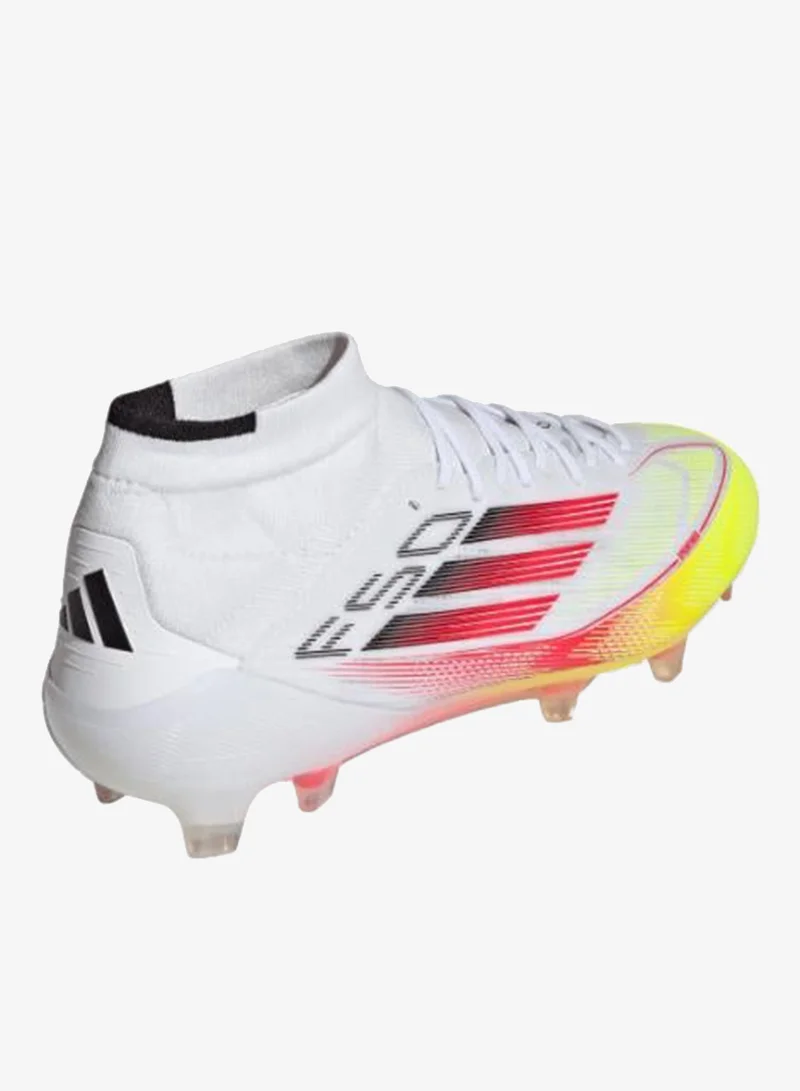 Adidas White F50 Elite Mid Firm Ground Boots for Women | Best Price UAE