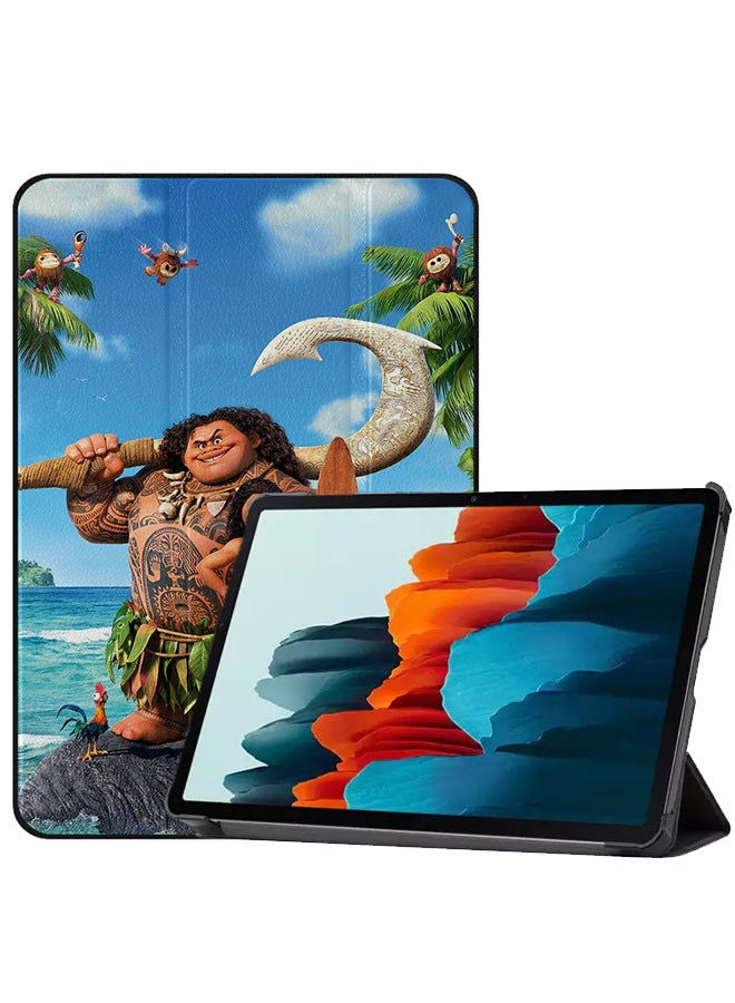 Covernex Protective Flip Cover For Samsung Galaxy Tab S8 The Themes Of Moana  - Image 2