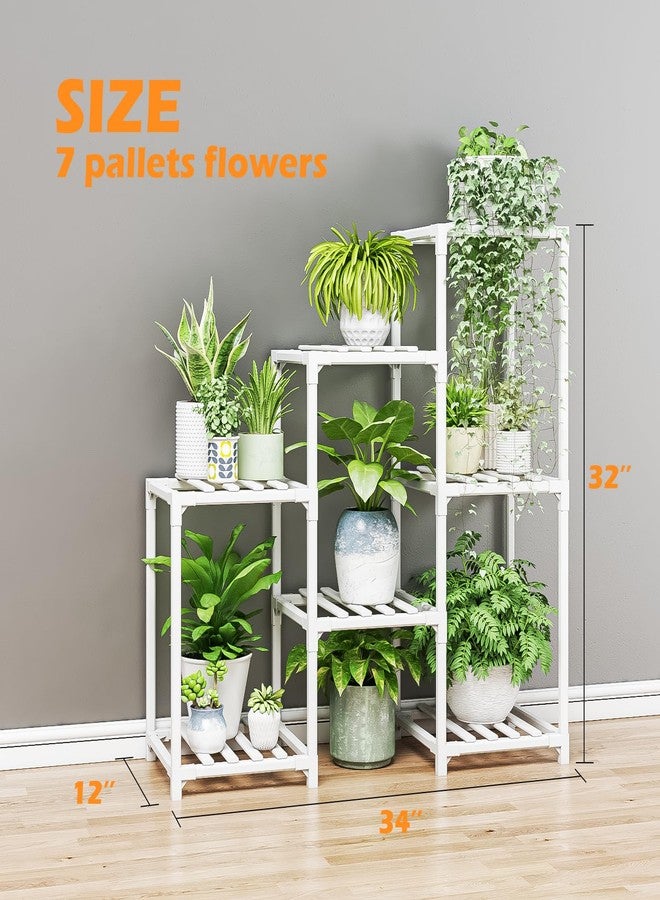 Bamworld 01A-white Plant Stand - Image 5
