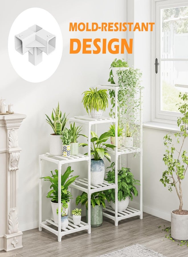 Bamworld 01A-white Plant Stand - Image 4