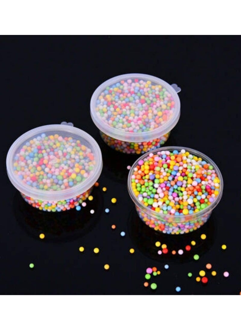 SYOSI - Slime Storage Containers 24 Pack, Leakproof Clear Plastic Foam Ball Storage Cups Storage Jars Containers With Lids Slime Pots Tubs - Image 1