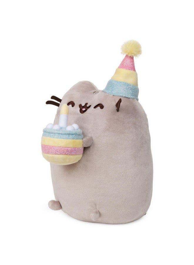 GUND Pusheen Birthday Cake Plush Stuffed Animal Cat, 9.5" - Image 4