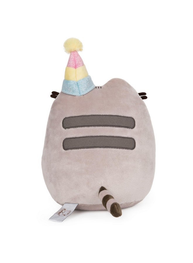 GUND Pusheen Birthday Cake Plush Stuffed Animal Cat, 9.5" - Image 5