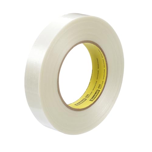 3M Scotch Filament Tape 898, Clear, 24 mm x 55 m, 6.6 mil - Image 1