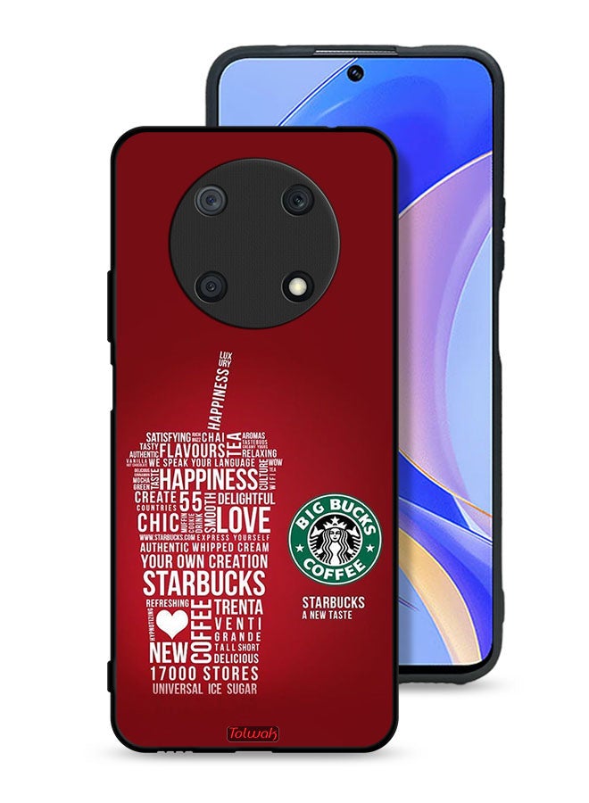 Tolwak Huawei nova Y90 Protective Case Cover Coffee Sticker - Image 1