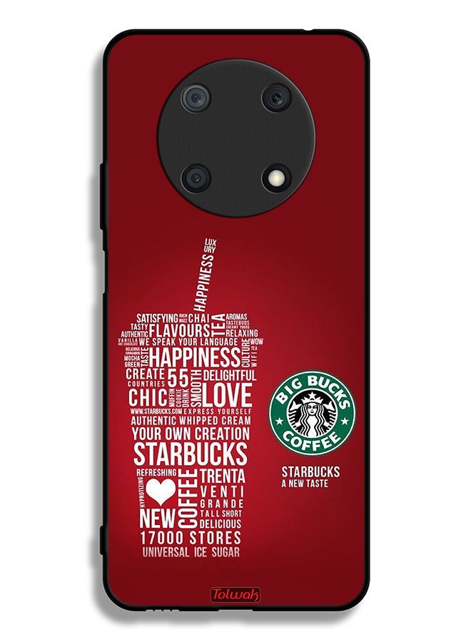 Tolwak Huawei nova Y90 Protective Case Cover Coffee Sticker - Image 2
