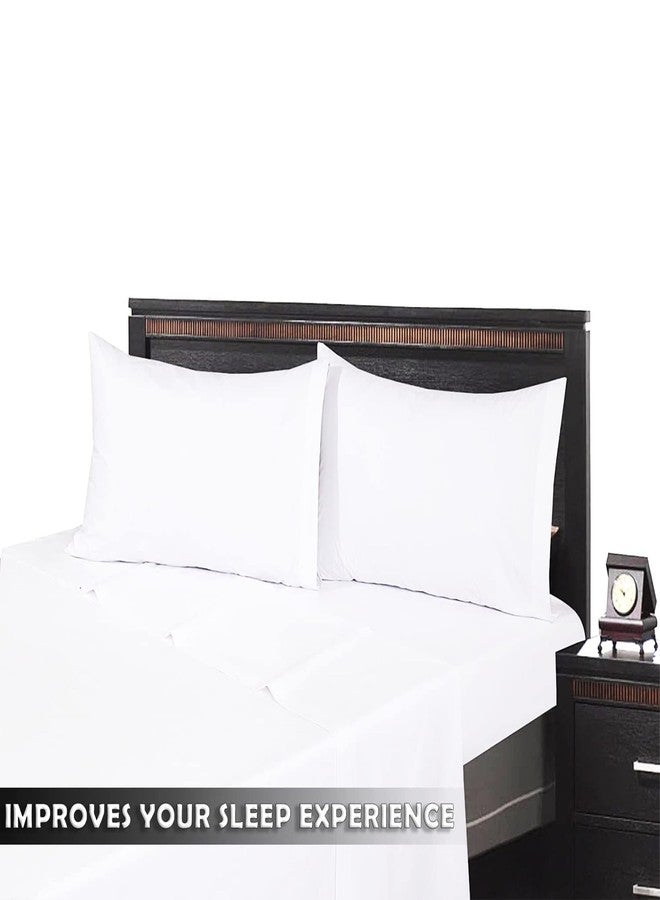 GOLD TEXTILES 12 Pack King Size Polycotton Bulk Pillowcases - T200-21"x42" (Fits 20"x36" Pillow) Multipurpose use in School, Home, Hotels, Hospitals, Projects and More (12, King Pillowcases) - Image 3