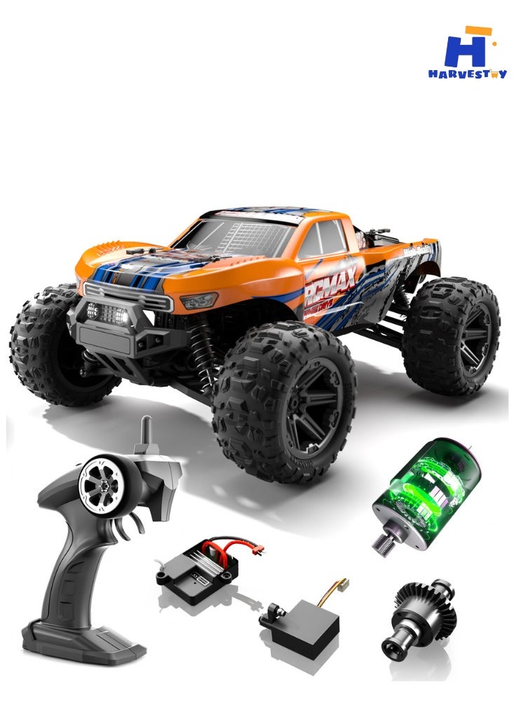 Harvestoy 1:14 Scale Off Road RC Truck 4WD Remote Control Truck, 40KM/H Fast Racing Car, 2.4Ghz RC Vehicle Rock Crawler for Kids  - Image 1