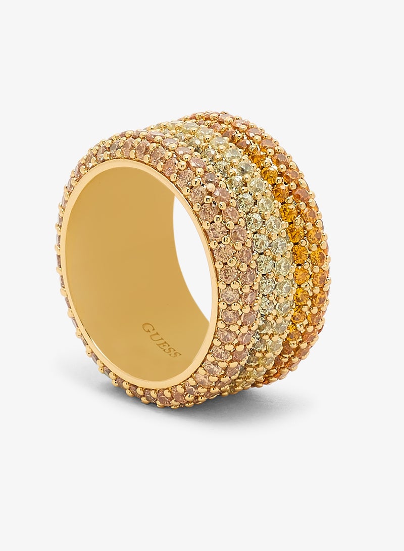 GUESS Essenza Pave Triple Ring - Image 2