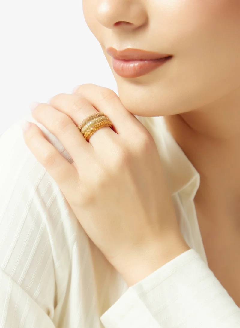 GUESS  Essenza Pave Triple Ring for Women | Best Price UAE