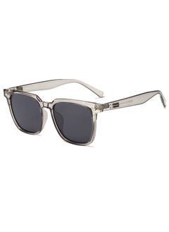 Veil Polarized Aviator Sunglasses for Men Women, UV400 Protection Sun Glasses TR Fashion Anti-Glare Sun Shades for Driving, Fishing, Traveling (Transparent Gray Frame)  - Image 1