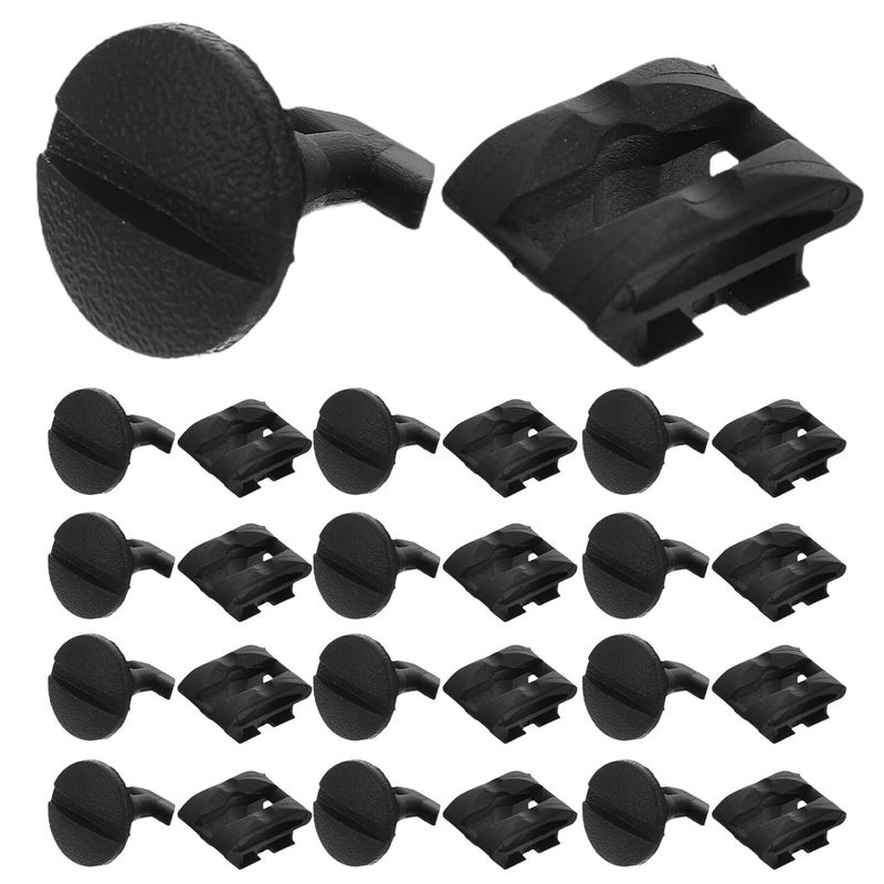 Baluue 15pcs Car Bumper Clips Kit Front and Rear Bumper Retainer Fasteners Push Panel Replacement for Automotive Hood Insulation and Quick Release - Image 1