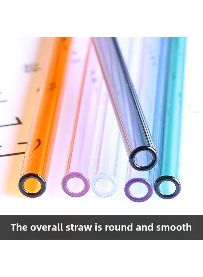 Glass Straw Color High Color Value Straw Not Stick Lipstick Repeat Multi-color Optional Mix Source Factory A Wholesale-Color:Friends Of The City ∧ ∪ ∧ Sapphire Blue Curved Straw Suction Tube Brush ∏-Specifications:Youcheng ∧ 1 Pack 1 Cleaning Brush