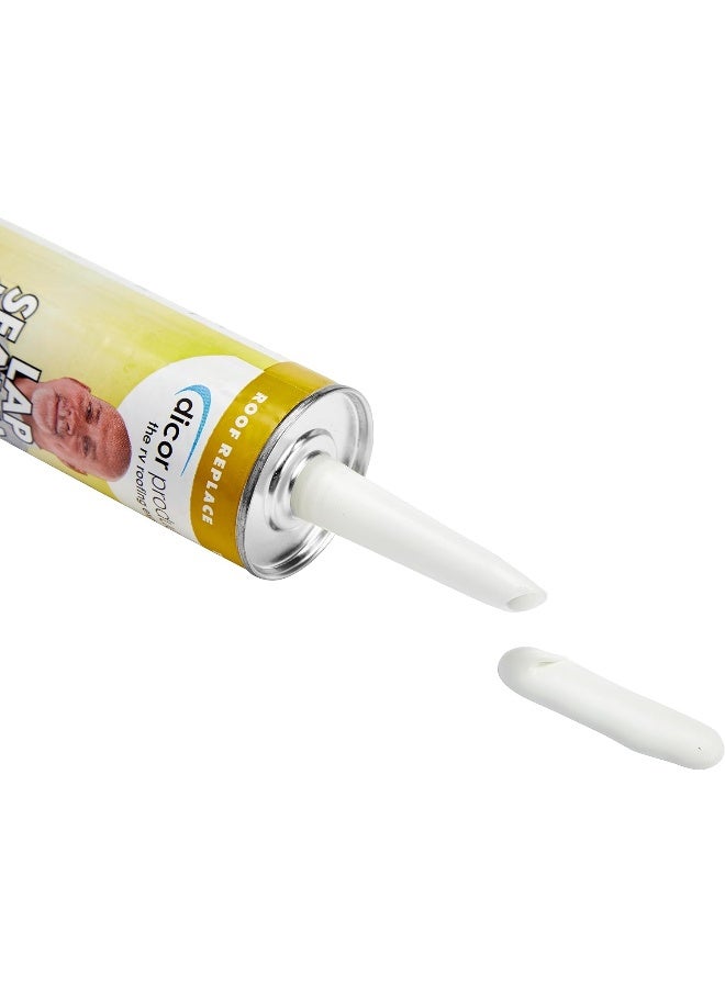 Dicor 551LSW-1 HAPS-Free Non-Leveling Lap Sealant - 10.3 Oz, White for RV Roofing and Maintenance - Image 3