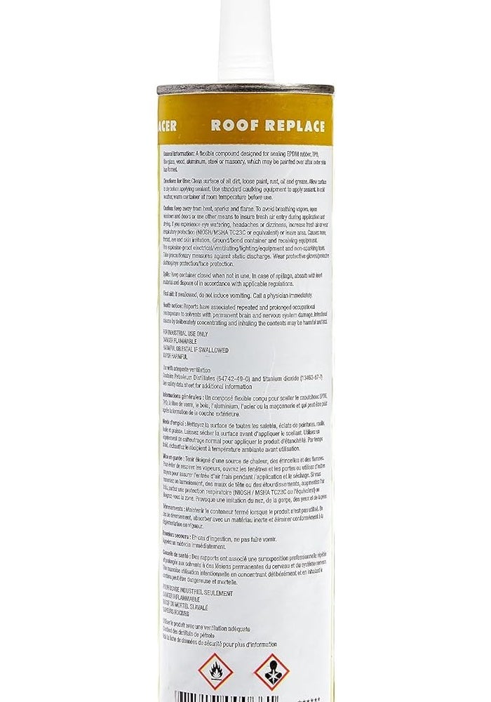 Dicor 551LSW-1 HAPS-Free Non-Leveling Lap Sealant - 10.3 Oz, White for RV Roofing and Maintenance - Image 2