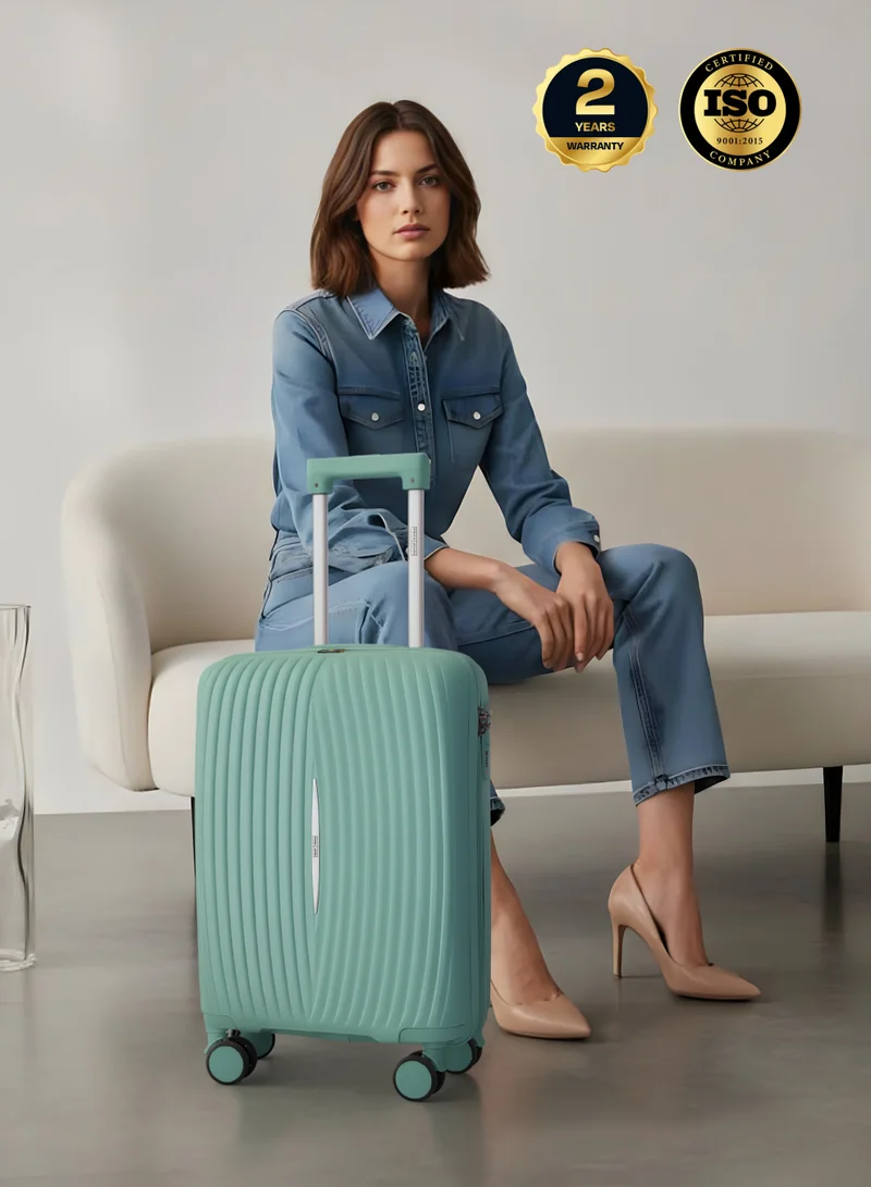 PARAJOHN Parajohn Vibra 1 Piece Cabin Size 20 inches Polypropylene Luggage Trolley 55cm