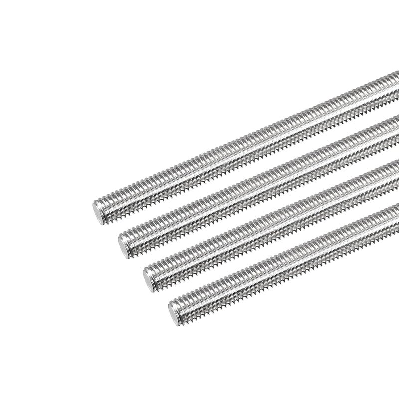 TOP-VIGOR 4Pcs M10-1.5 x 200mm Length Fully Threaded Rod, 304 Stainless Steel Right Hand Threaded Rods, Fully Studding Rod Bar for Anchor Bolts, Clamps, Hangers and U-Bolts - Image 1