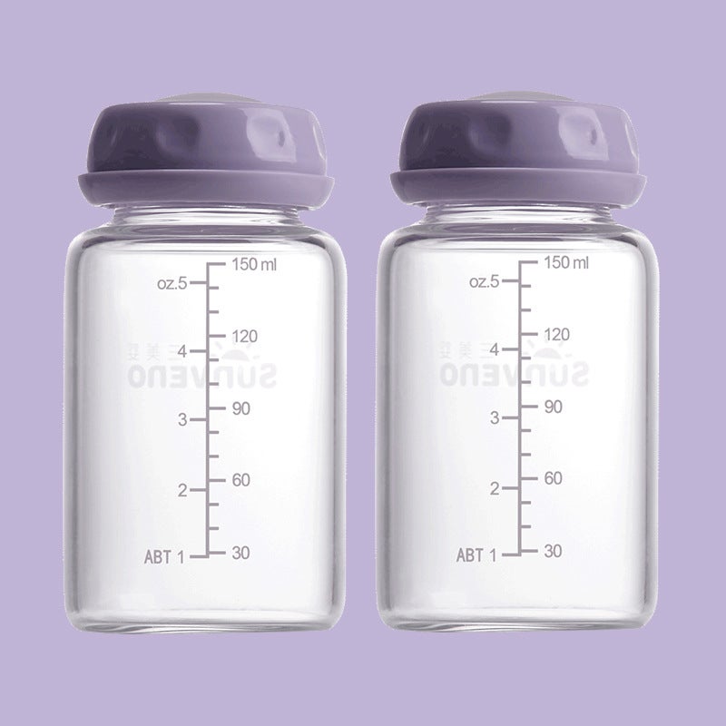 Baby Milk Storage Bottle Breast Milk Preservation Bottle Pp Glass Wide Diameter Standard Diameter Baby Milk Storage Bottle Cup - Image 1