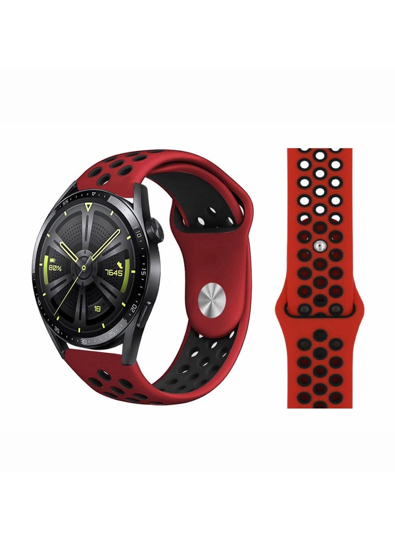 بيرفيي مجموعة من 5 قطع من اساور الساعات المتوافقة مع جميع اجهزة سامسونج، هواوي، امازفيت، فيت بيت و هونر مقاس السوار 22 ملم - Image 2