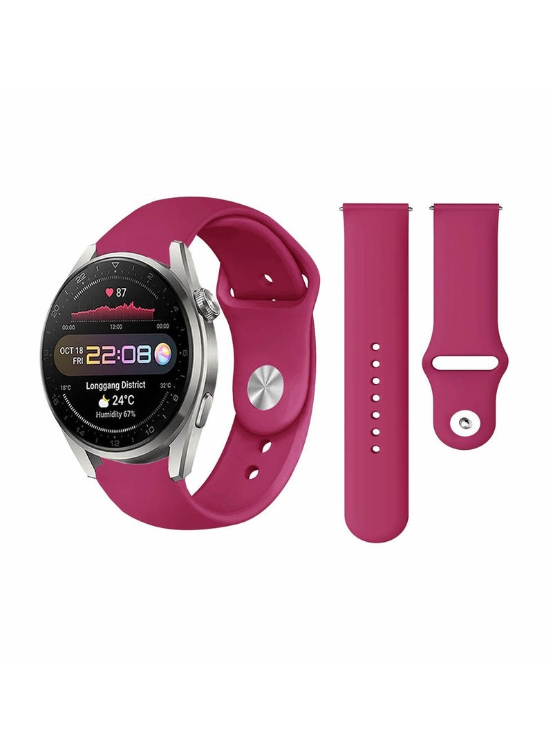 بيرفيي مجموعة من 5 قطع من اساور الساعات المتوافقة مع جميع اجهزة سامسونج، هواوي، امازفيت، فيت بيت و هونر مقاس السوار 22 ملم - Image 4