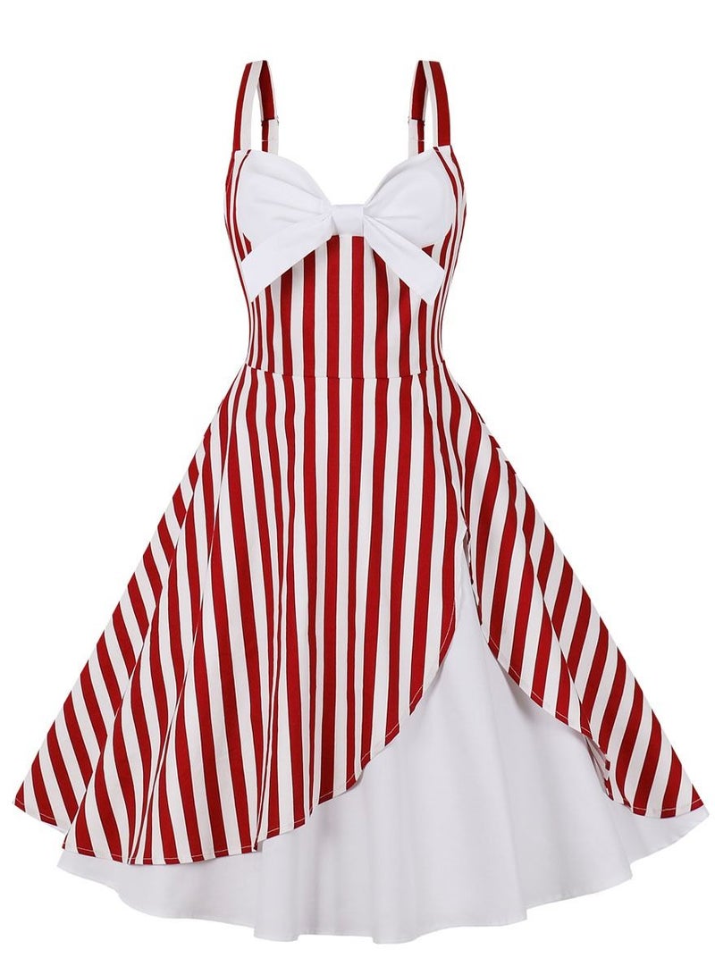 Women's New Fashion Striped Dress