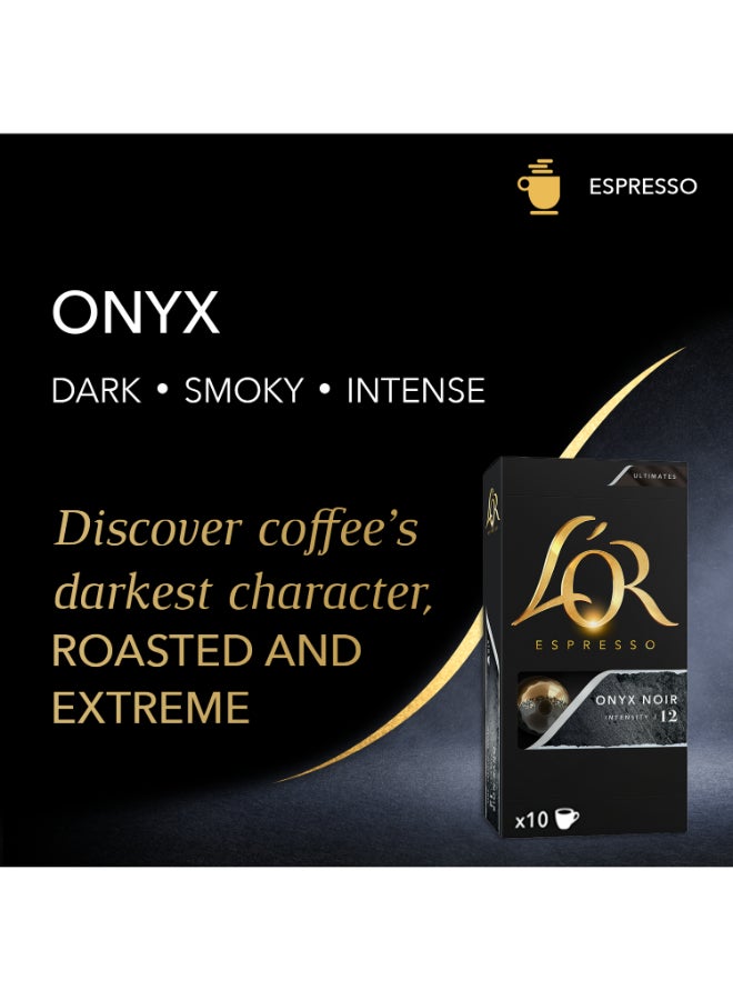 L'or Espresso Onyx Intensity 12 Coffee Capsules - Image 2