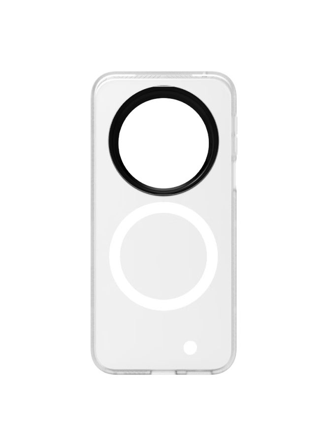 Smorss Hall Magnetic Absorption Skin-feel Matte Case For Huawei Mate80 Pro Max, Full-coverage Magnetic Anti-drop Ultra-thin Anti-fingerprint Simple Uni White