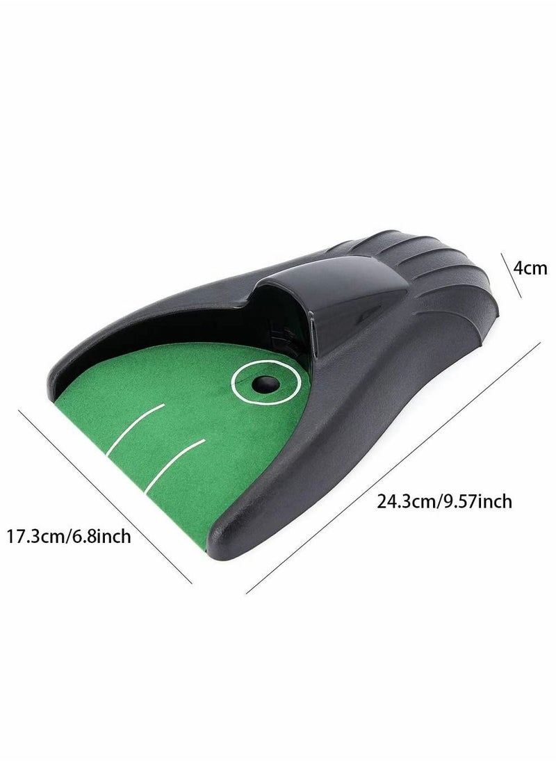 SYOSI - New upgraded Golf Putting Trainer Golf Putting Machine Automatic Putt Return Training Ball Kick Back Cup Device, for Golf Practice Indoor Outdoor Yard Office - Image 1
