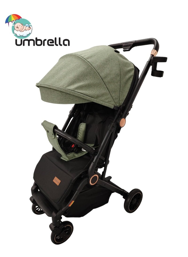 umbrella Stroller umbrella X5  flip arm High quality-dark green - Image 1