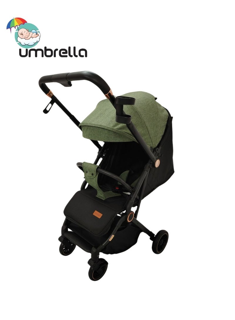 umbrella Stroller umbrella X5  flip arm High quality-dark green - Image 2