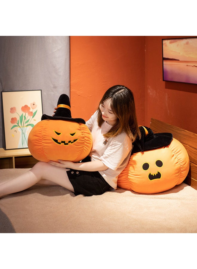 Loquat Overseas  Pumpkin Plush Toy Pillow Funny Devil Pumpkin Pillow Plush Toy Doll-Specifications:20cm (0.1kg)-Color:Devil's Teeth-blue Stars - Image 4