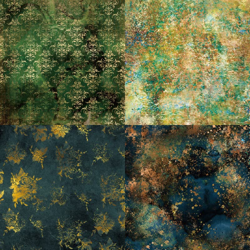 iKammo Aesthetic Scrapbook Paper Pad Vintage Patterned Paper 6×6,24 Sheets Single-Sided Boho Scrapbooking CardStock Papers Pad for Holiday Cardmaking DIY Origami Journaling. - Image 3