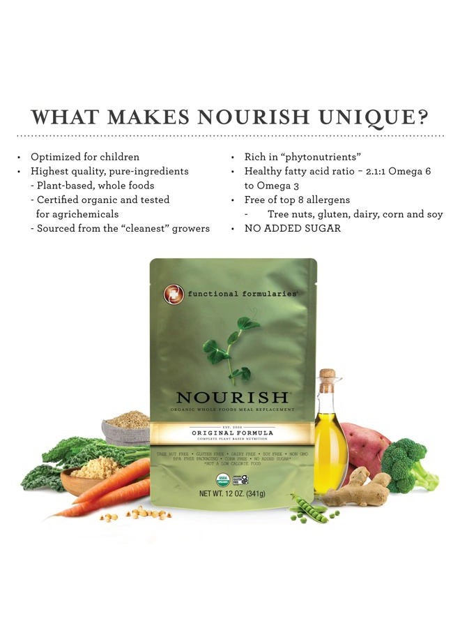 Functional Formularies Nourish Peptide Organic Tube Feeding Formula and Nutritional Meal Replacement Supplement, 12 Oz Pouch, Pack of 24 - Image 4