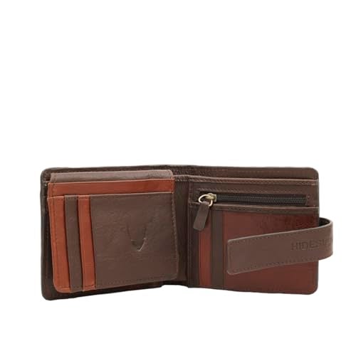 Hidesign Men Brown/Tan Fort Worth W2 Casual Bi-Fold M - Image 4