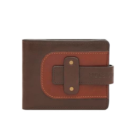 Hidesign Men Brown/Tan Fort Worth W2 Casual Bi-Fold M - Image 1
