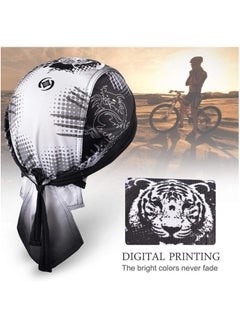 PYC Skull Cap Cooling Sweat Wicking Helmet Cycling Hat Head Bandana Summer Caps,Sweat Wicking Beanie Cap,Helmet Liner,Outdoor Sports Cap  - Image 2