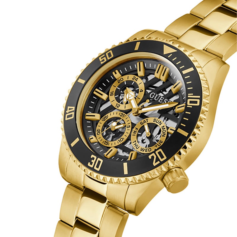 Guess Men's Watch Gold Tone Case Quartz GW0488G2 - Image 2
