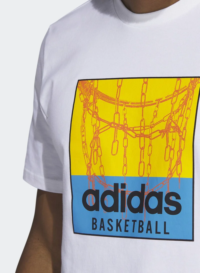 Adidas Chain Net Graphic T-Shirt