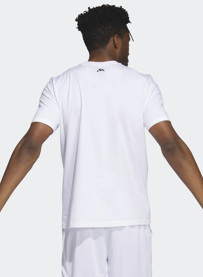 Adidas Chain Net Graphic T-Shirt