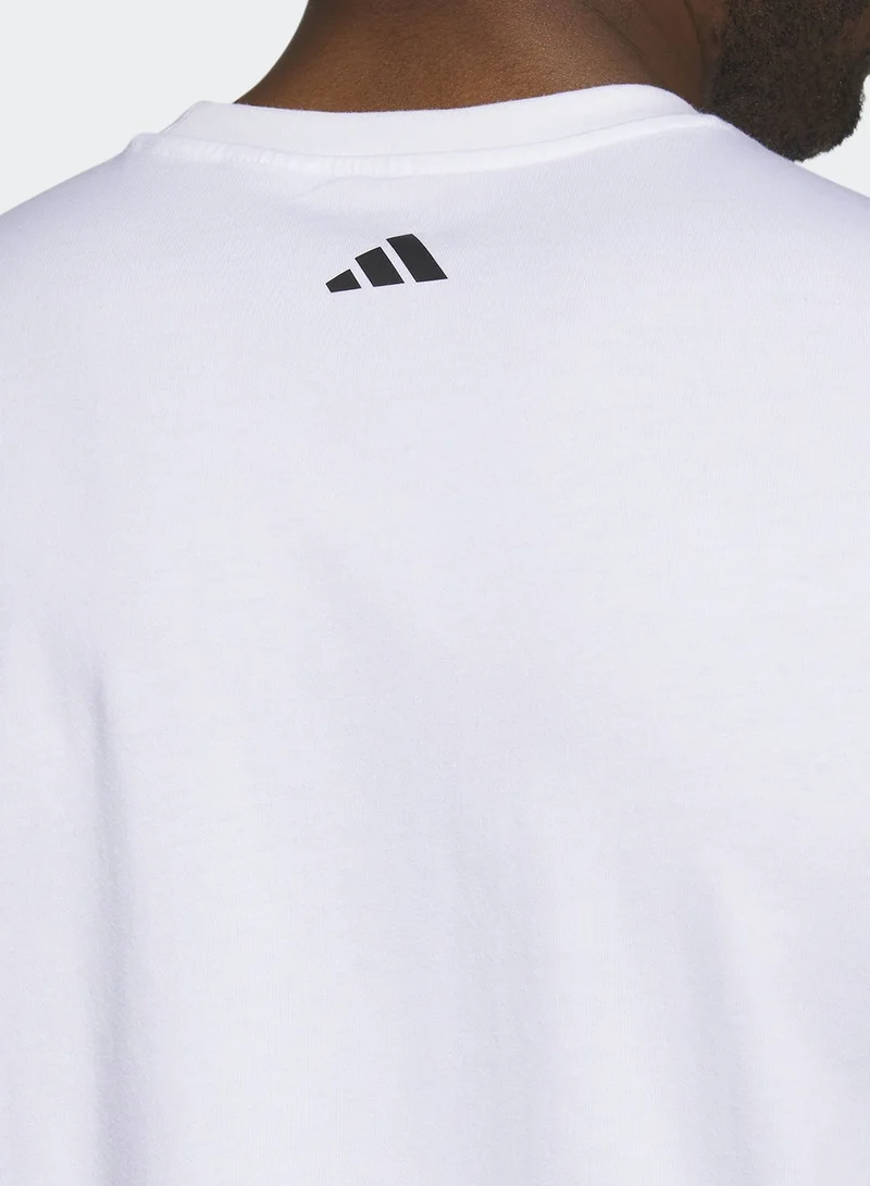 Adidas Chain Net Graphic T-Shirt